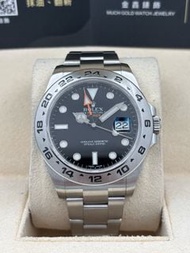 二手 USED  ROLEX 勞力士 EXPLORER II 216570 黑色 2012年10月 全套 FULL SET