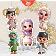1 Pack 3D Character Envelopes Gemoy Eid Envelopes Contents 10 pcs Cute Eid Envelopes Roll Envelopes