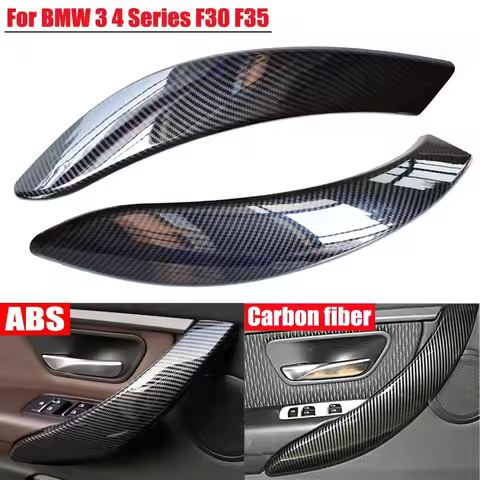 Inner Doors Handle Outer Pull Trim Cover Car Accessories For BMW 3 4 3GT Series 2013-2018 F30 316d 3