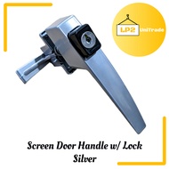 Screen Door Lock Handle / Screen Door Lock with Handle / Screen Door latch / Push Button Latch