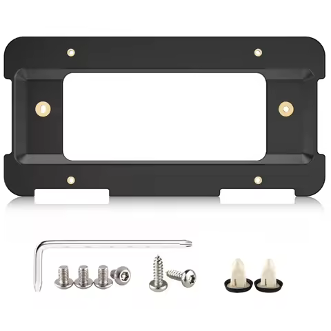 Rear License Plate Frame Bracket Holder Mount Fit for 2005-2024 BMW 1/2/ 3/5 / 6/ X Series 328i 323i