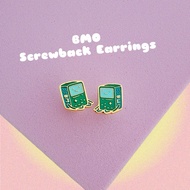 Stainless Steel BMO Screwback Earrings