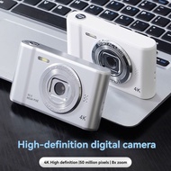 Mini Digital Camera 50MP 4K Zoom Self-Timer 64GB Extended Memory Anti-shaking Built-in Batteries