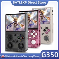 BATLEXP G350 Handheld Game Console 3.5'' IPS Screen Linux System Dual Joystick Vibration Motor Retro