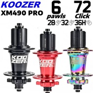 Koozer XM490PRO HG MTB Bicycle Hub 8 9 10 11 12S 28H 32H 36 Holes CRMO Steel Axle 100 135 QR 142 THR