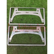 NISSAN FRAME PLATE HOLDE CHROME SET [B-3-3]