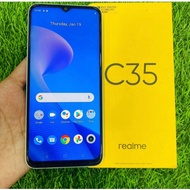 ▓ ❑ ⎔ ♞New Realme C35 Original Cellphone 16GB+512GB 6.7inch Mobile Phone Full Screen Android Smartp