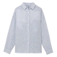 MUJI เสื้อเชิ้ตผ้าลินิน แขนยาว WOMEN FRENCH LINEN WIDE SHIRT