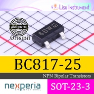 BC817-25 45V 500mA NPN Bipolar Transistor BC817 6B 6Bw BJT SOT-23 Nexperia Original