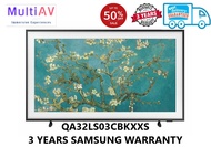 SAMSUNG QLED QA32LS03CBKXXS FRAME TV * 32INCH QLED FULL HD SMART TV * 100% ANTI-RELFECTION * QA32LS03C * 32LS03C * LIFESTYLE TV * FRAME TV * 3 YEARS SINGAPORE SAMSUNG WARRANTY * 2023 MODEL * NEW SET * SEALED SET