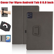 For Vipro Android Tab 8 8.0 inch Fashion With pen tray And Hand Rest Drop Resistant Tablet Case Vipr