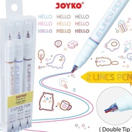 Joyko CLP-51-3 Color Pen 2 Lines 0.5 mm / Color Pen / Joyko / 2 Lines Pen