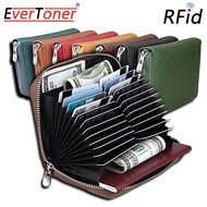 【HOT NEW】 EverToner Double Row Multi-card RFID Card Holder Antimagnetic Card Package Women Men Multi