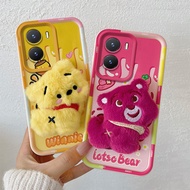 Case VIVO Y16 Plush toys Soft Silicone Phone Case BBMR1