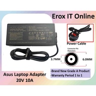 Asus ROG Zephyrus 200W 20V 10A 6.0*3.7mm 6.0 3.7 mm G15 GA503 GA503QM-HQ120R GA503QM-HQ121R ADP-200J