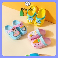 Baby & Kids Cartoon Crocs Shoes | Kids Boy Girl Pony Dino Sandals Casual Slippers Cute Twins | Kasut