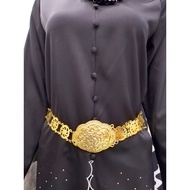 Tali Pinggang Pengantin Dengan Pending Belt Metal Gold And Silver Tradisional
