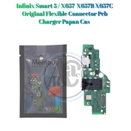 Infinix Smart 5 / X657  X657B X657C  Original Flexible Connector Pcb Charger Papan Cas