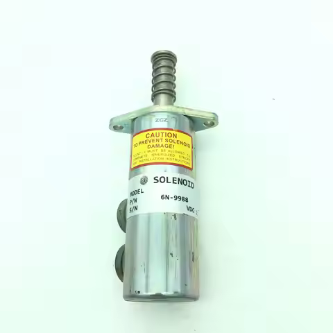 6N-9987 6N-9988 12V Shut Down Solenoid for Caterpillar CAT Excavator 225 225D 229 231D Engine 3208