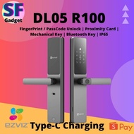 EZVIZ DL05 Smart Home Security Door Lock FingerPrint / PassCode Unlock | Proximity Card | Mechanical