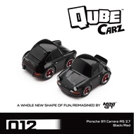 MINI GT Qube Carz 012 Porsche 911 Carrera RS 2.7 Black/Red