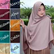JUMBO KHIMAR WITH BUTTERFLY SPLIT JUMBO PET KHIMAR/ WITH MIDDLE SPLIT RIBBON
