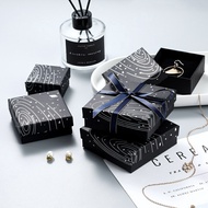 Black Galaxy Door Small Gift Box Sponge Paper Bag Jewellery Ring Box Bracelet Necklace Rings Earrings