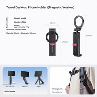 Ulanzi ขาตั้งแม่เหล็ก MA88สูงขาตั้งโทรศัพท์เดินทางบนเครื่องบินรถไฟของเล่นสำหรับเด็กสูงคลิปหนีบโต๊ะวา