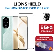 (MY) LionShield Honor 400 / 200 Pro / 200 (5G) Screen Protector Clear Tempered Glass