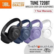JBL Tune 720BT Bluetooth Wireless Over-Ear Headphone Headset Earpiece Bass Warranty 12 Months Local Warranty