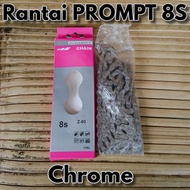 PROMPT 8 Speed Chrome 116 Links Bicycle Chain