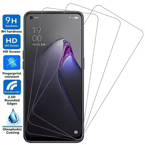 screen protector for oppo reno 8t 6 7 8 pro plus lite 4g 5g protective tempered glass on reno6 reno7