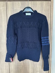 Thom Browne Knitwear Wool Knit Sweater Pullover 冷衫 針織 外套 Size 1