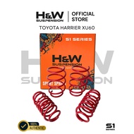 Toyota Harrier XU60 - H&W S1 Series Sport Spring