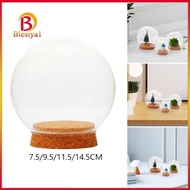 [Blesiya1] with Base Valentine's Day Decoration Glass Cloche Ball Jar Dome