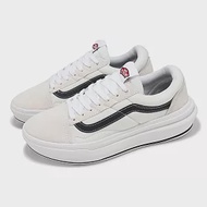 Vans 休閒鞋 Old Skool Over 男鞋 女鞋 白 黑 厚底 增高 拼接 板鞋 VN0A7Q5EWHT