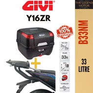 Y16ZR Y16 EXCITER 155 HRX HEAVY DUTY GIVI MONO RACK J STOPLIGHT BOX B32N E250 B33NM B33N2M BLACK SILVER RED SMOKE