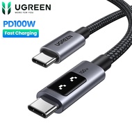 Cáp sạc nhanh Uno Ugreen 45612 L509 dài 0.5m hỗ trợ sạc nhanh 5A 100W truyền dữ liệu 480Mbps