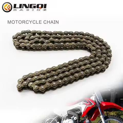 LINGQI RACING 25H 82/84/86/88/94/96/98/118/120/128/130/140/152/168 Links Chain For ATV Quad Go Kart 
