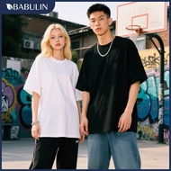 BABULIN Oversized T-Shirt For Men & Women 100% Cotton 230GSM Plain Shirt