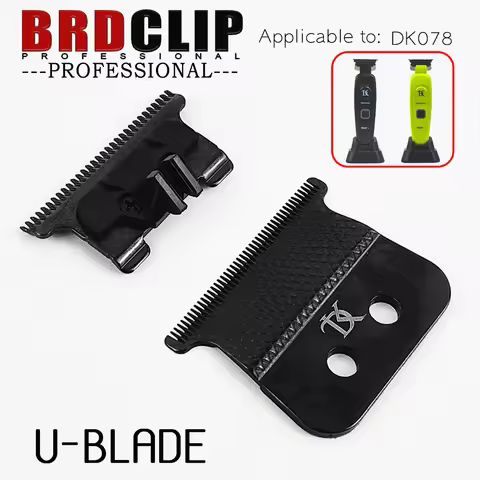 Professional Hair Clipper Blade DLC Coated High Carbon Stainless Steel Hair Trimmer Replacement Head