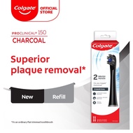Colgate Proclinical B150 Charcoal Electric Toothbrush Refill Valuepack 2s [Black]