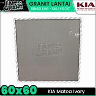 Granit Motif Kayu 60x60 KIA Matoa Ivory Cream Lantai Marmer Glossy KW1