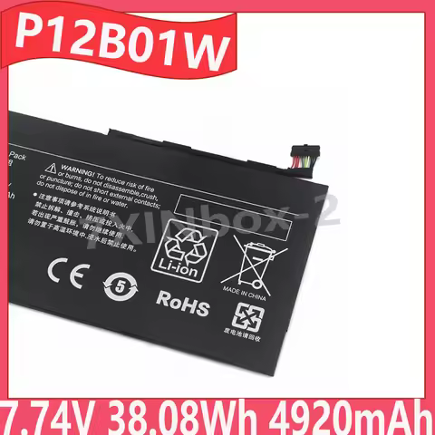 P12B01W 7.74V 38.08Wh 4920mAh Laptop Battery For xiaomi Book S 12.4 MIT2205-AA