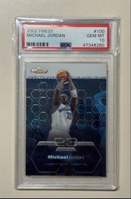 2002 Finest Michael Jordan PSA 10