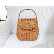 MAGARY BAGS Florida Rattan Bag Rattan Bag/ Rattan Bag/ Woven Bag/ Bag/ Wanita Beach Bag/