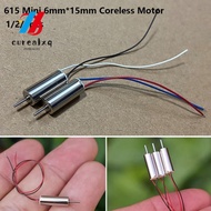 OUREAPH 1/2/5pcs Coreless Motor, 615 Mini 615 Tiny Hollow Cup Engine Motor, High Speed DC 4.2V 0.12 