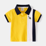 Children Clothes Summer Cotton Polo Shirts Short Sleeve Dinosaur Toddler Boy Polos T Shirt Baby Newb