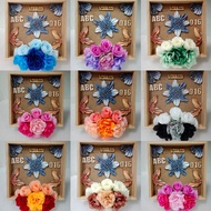 Mas Kahwin Kayu Siap Gubah Bunga Peony.