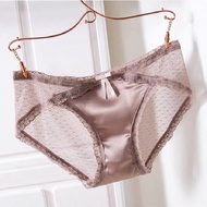 Ice Silk Panties Girls Large Size Women Panties Briefs Sexy Lace Women Briefs Sexy Panties Lace Pant